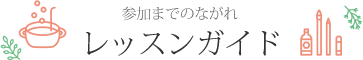 レッスンガイド（参加までのながれ）